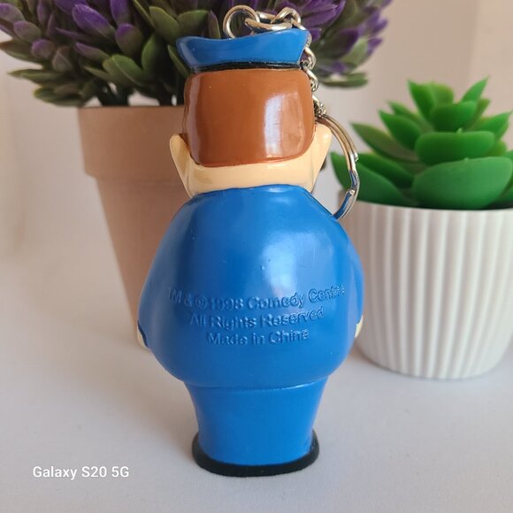 Vintage South Park Cartoon Character Officer Barbrady Keychain‎ Collectible - Picture 3 of 6